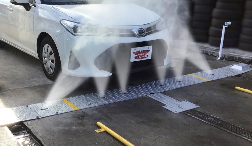 洗車機で下部洗浄する際の注意点